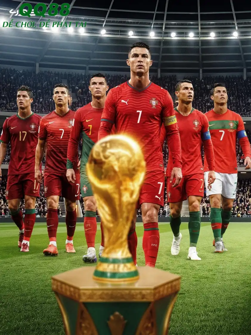 Ronaldo sẽ có lần thứ 6 tham dự World Cup cùng tuyển Bồ Đào Nha (Ảnh: 443) Ronaldo sẽ có lần thứ 6 tham dự World Cup cùng tuyển Bồ Đào Nha (Ảnh: 443)